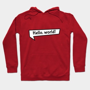 Hello, world! - black Hoodie